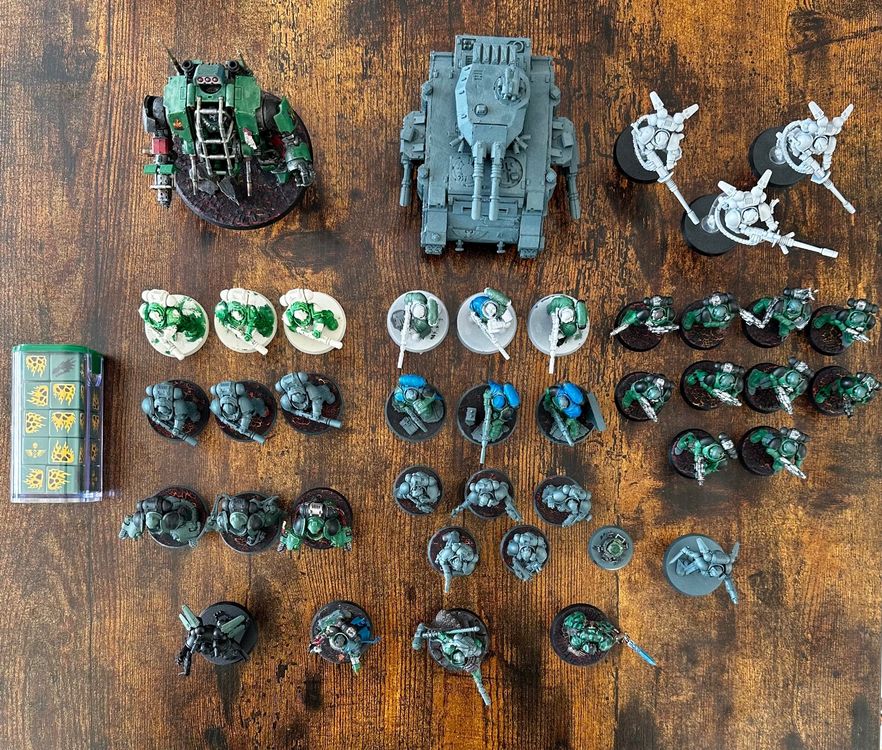 WARHAMMER 40K LOT d'armée Space marines primaris salamanders EUR 265,00