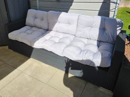Lounge Möbel Garten Rattan Design