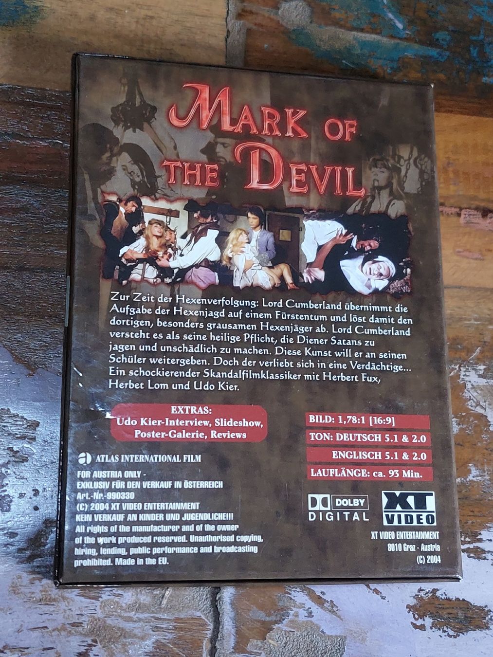 Tutti i DVDs: Mark Of The Devil, DVD Horror – Usato da Winterthur venduto da Belzarek 1