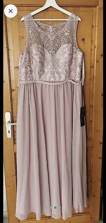 Rosa Abendkleid Grösse 48