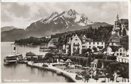 Weggis mit dem Pilatus