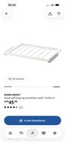 IKEA Komplement Hosenaufhängung ausziehbar weiss 75x58 cm