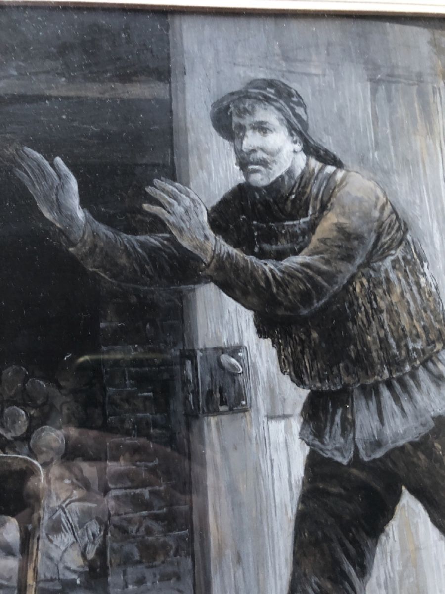 Grafiken & Lithographien: Antikes Bild "Nach dem Sturm" gerahmt – Gebraucht aus Grandval von ChezJerome 2