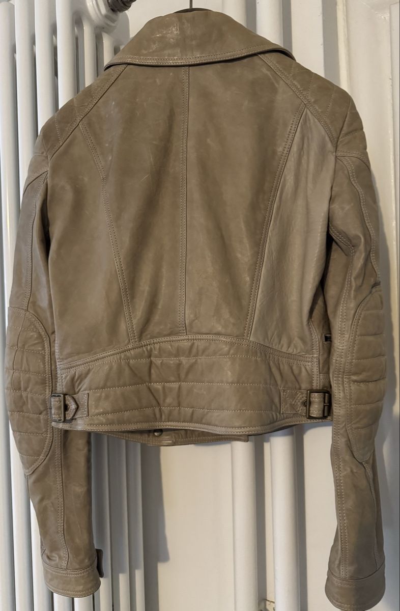 Burberry Giacche: Burberry Brit Lederjacke, Gr. 34 – Usato da Basel venduto da Louischen 1