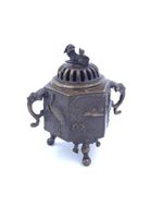 Asiatisches Räuchergefäss, Bronze, Vintage, Top!