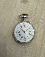 Schlüssel-Taschenuhr aus Silber / 2. Hälfte 19.jhd