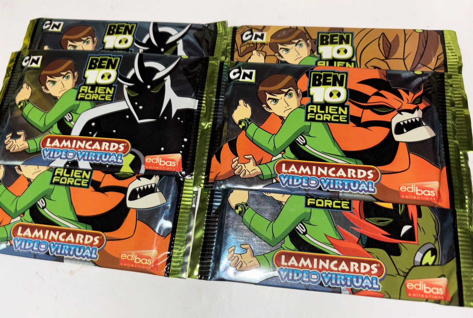 Cartoline: 6 Packs - Ben 10 Alien Force, cartoon network – Nuovo e nell'imballaggio originale da Collombey venduto da Cards07 4