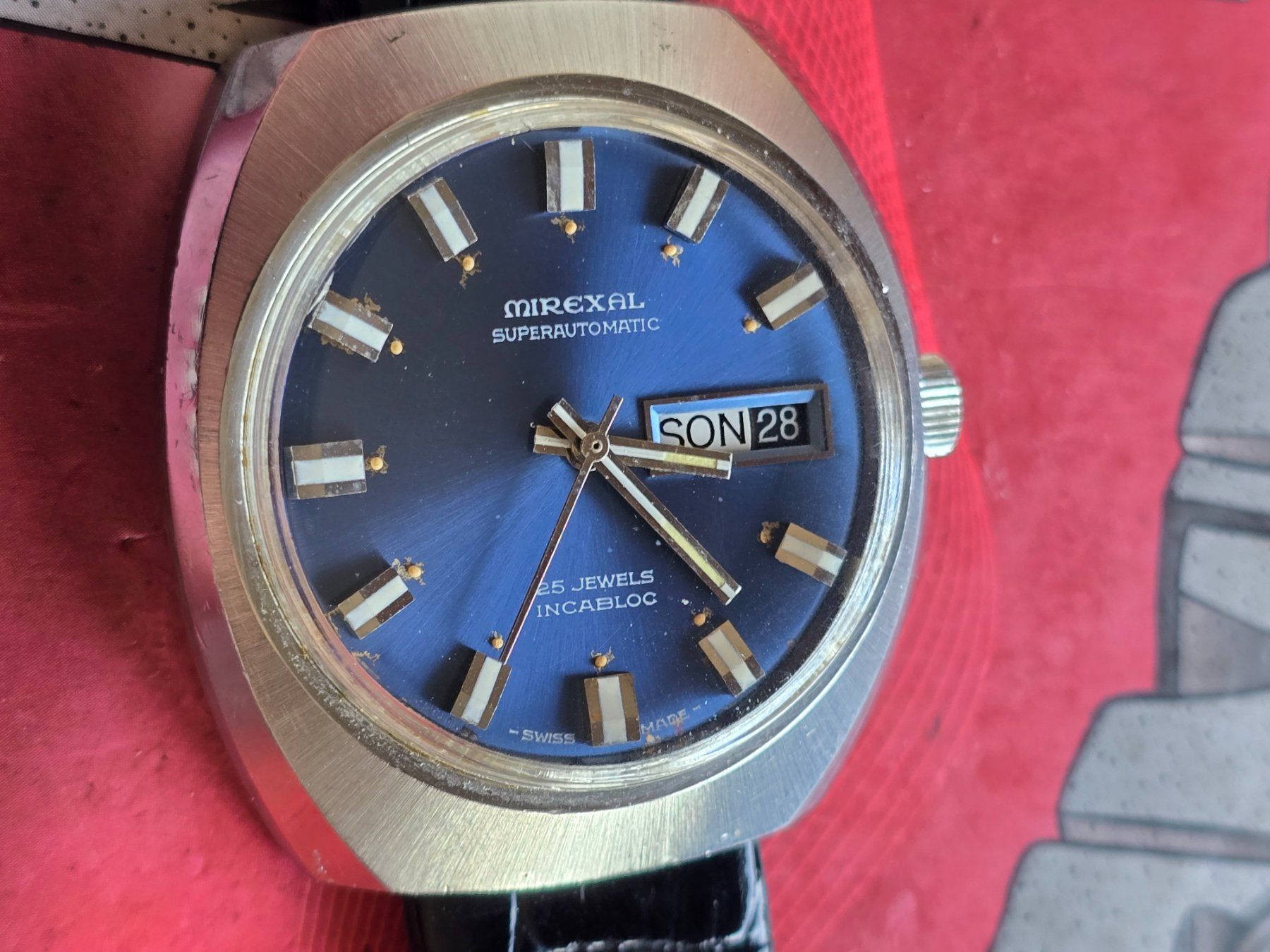 Mirexal Orologi: 295 Mirexal Superautomatic Day Date 25 Jewels – Usato da Muri AG venduto da Corredor 2