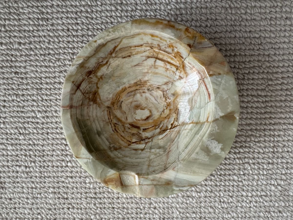 Portacenere: Dekorativer Onyxmarmor-Aschenbecher – Usato da Zürich venduto da azi_93g1 4