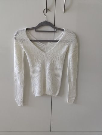 PINKO Damen Pullover Weiss Grösse S neuwertig