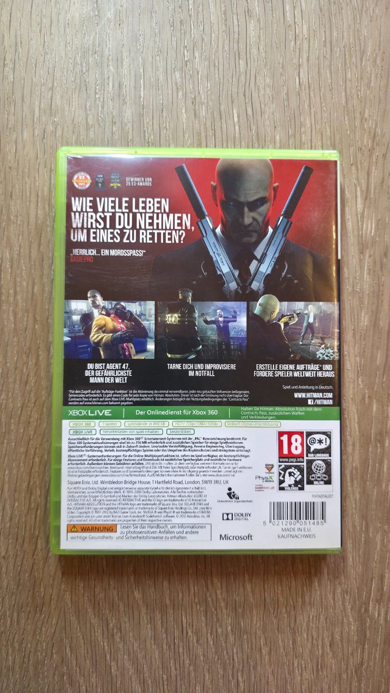 Microsoft Giochi: XBox 360, Game, Hitman: Absolution, OVP – Usato da Sirnach venduto da TheMrFreeman 1