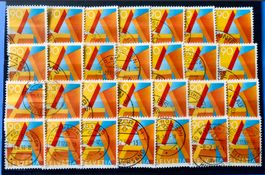 Nr.887 A-Post Marke Einzelausgabe mit Stempel   