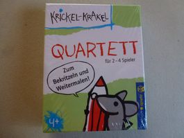 Quartett - Zum Bekritzeln und Weitermalen - Krickel-Krakel