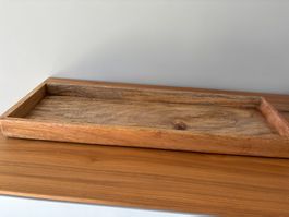 Holztablett, NEU