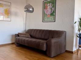 Original de Sede DS-44 aus braunem Büffelleder