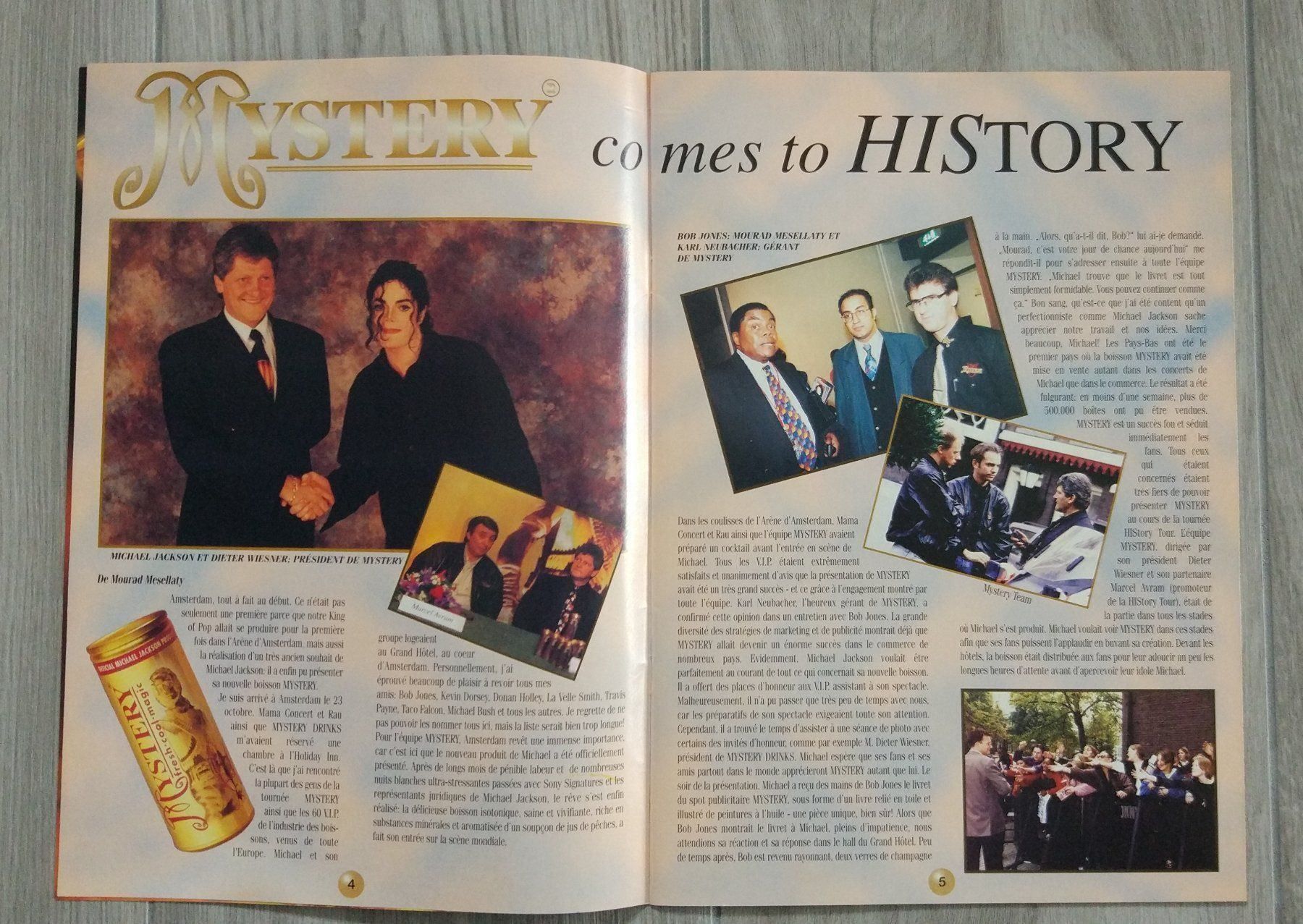 Riviste & Magazine: Michael Jackson History World Tour 1997 – Usato da Belmont-sur-Yverdon venduto da Dani-Lynne 2