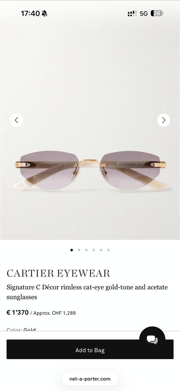 Cartier Brillen & Gläser: Cartier Sonnenbrille – Gebraucht aus Zumikon von nana_5k9m 2