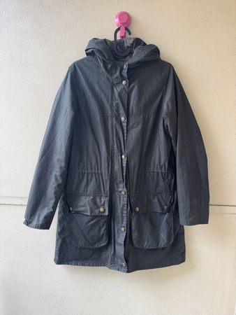Original Barbour Wachsjacke mit Kapuze