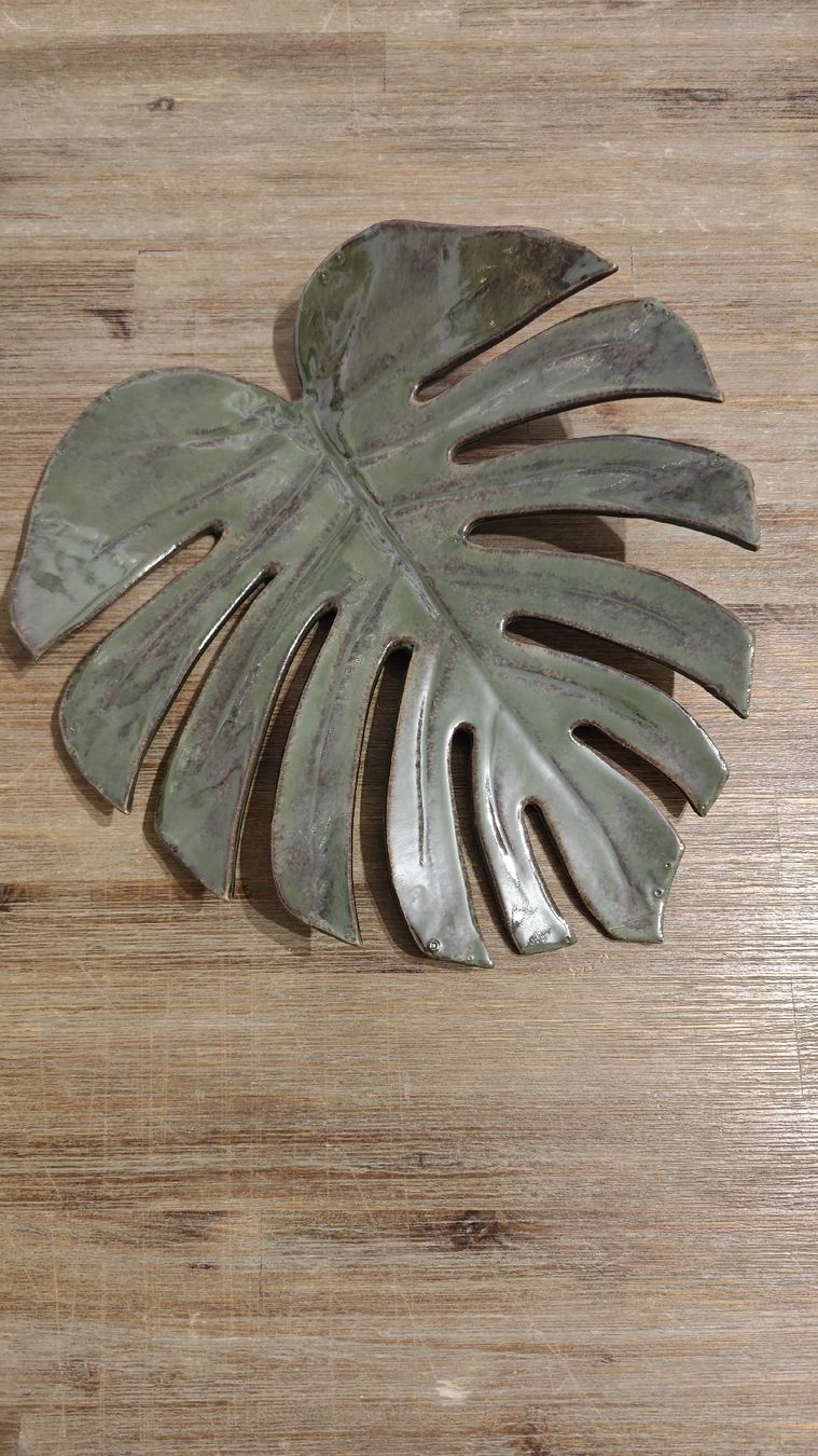 Tutte le decorazioni: Handgemachte Keramik Deko Monstera – Nuovo (secondo la descrizione) da Zürich venduto da Reesara
