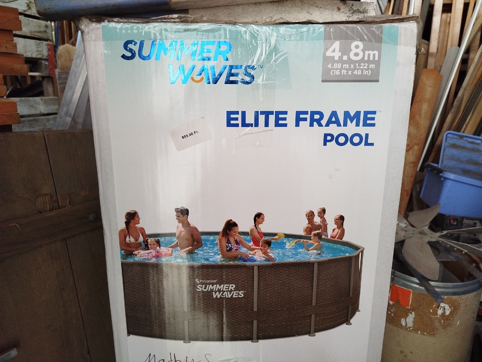 Piscine: Sommer Pool Summer Waves 4.88m Durchmesser, inkl. Leiter – Nuovo (secondo la descrizione) da Bleienbach venduto da Riva1114 1