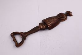 Flaschenöffner Holland Kupfer Vintage, Holländische Tracht