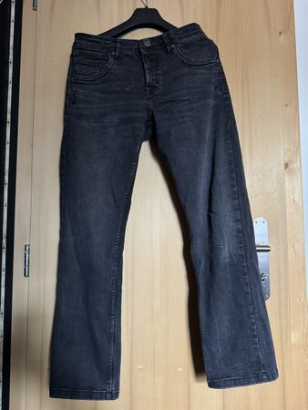 Jean Robin Noir Délavé, Taille 32/30, Coupe Régulière!