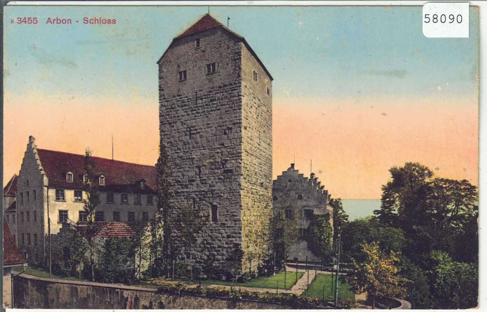 Cartoline postali: Arbon - Schloss - Litho – Usato da Ettingen venduto da Kartenplanet