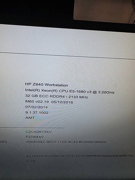 Intel Serveurs: HP Z640 Workstation v4( Server) – D'occasion à Lugano par DanyalCH 1