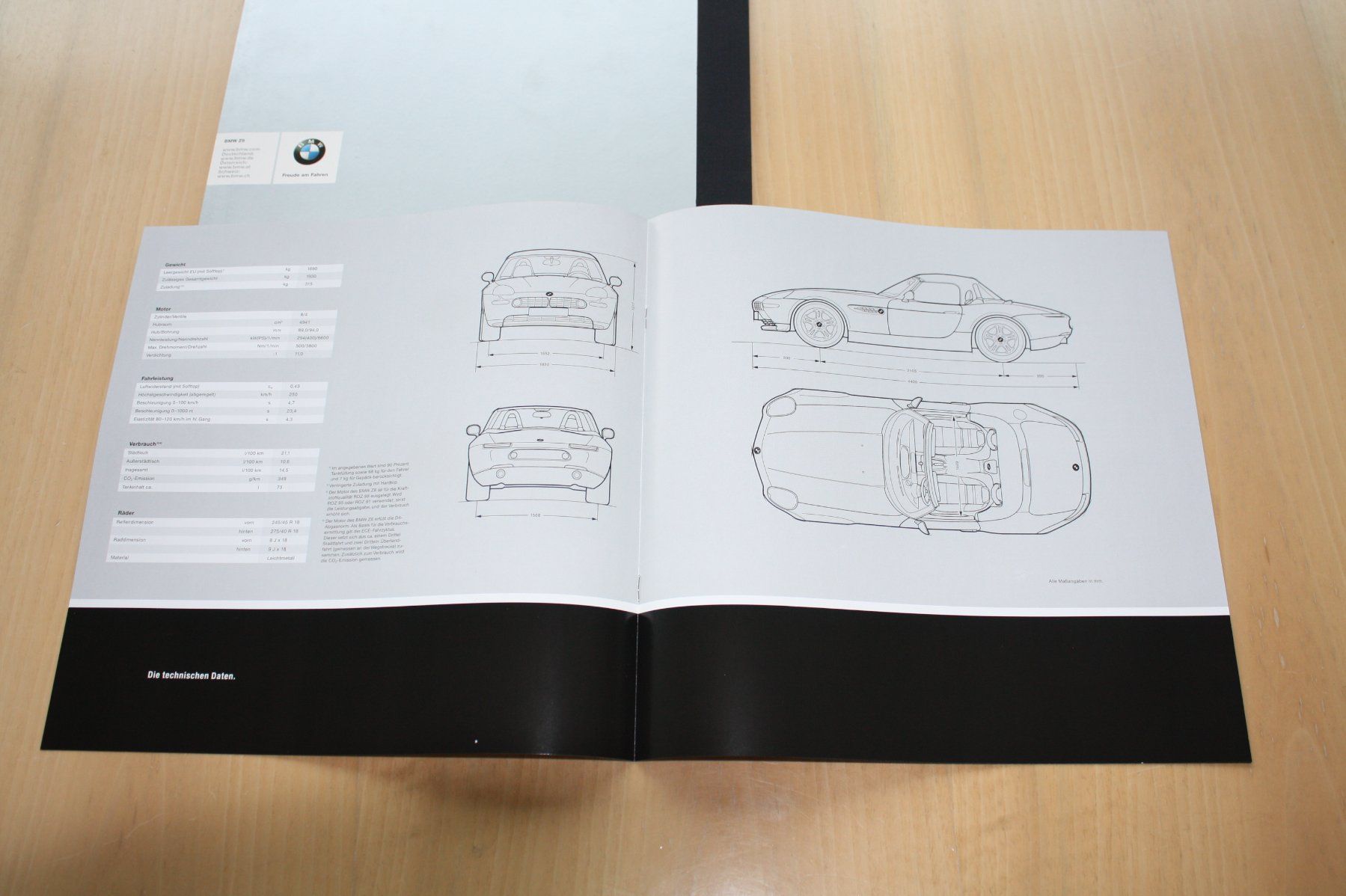 BMW Documenti: BMW Z8 Prestige CH-Prospekt 2001 – Usato da Wikon venduto da erwin400 9