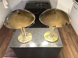 Goldene Vintage Tischlampen