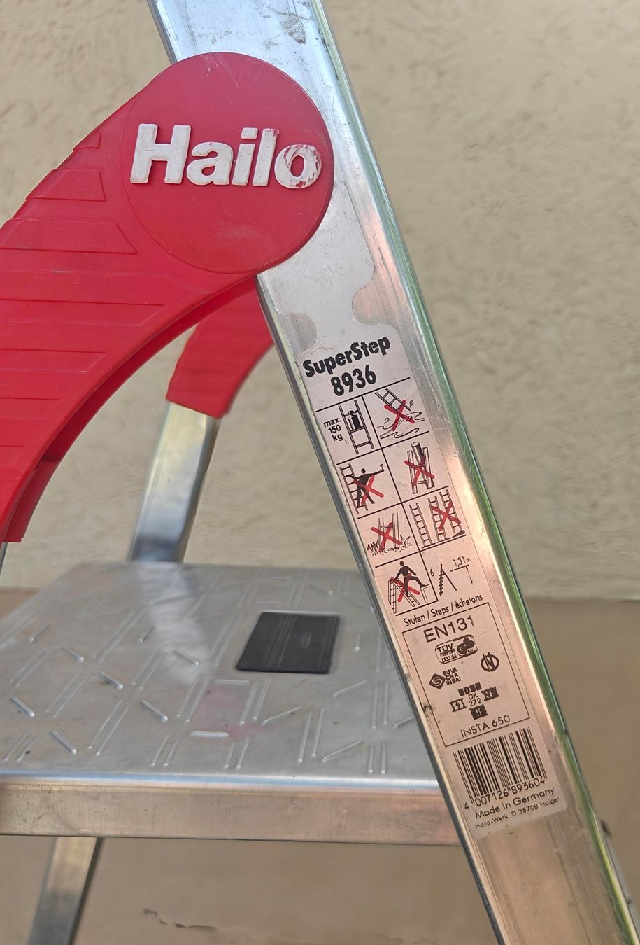 Hailo Scale: Hailo SuperStep (Aluminiumleiter) – Usato da Ostermundigen venduto da Schultze 3