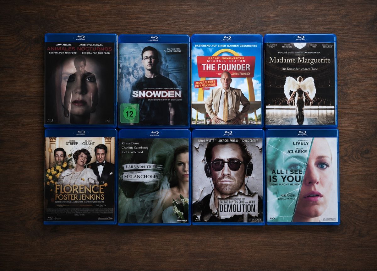 Tutti i DVDs: 8 Blu-rays Drama Thriller Biografie Paket – Nuovo (secondo la descrizione) da St. Gallen venduto da Starlord77