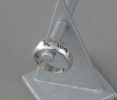 Ring Love Silber