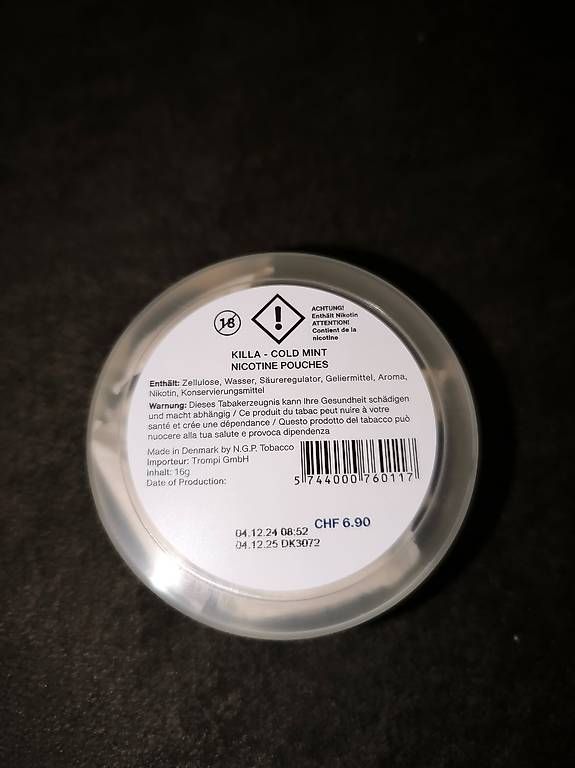 Dischi in vinile: Killa Snus Cold Mint Orginalverpackt – Usato da Kloten venduto da mt8302 1