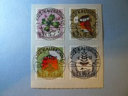 2018 Sondermarken Spezielle Anlässe ET Vollstempel 1691-1694
