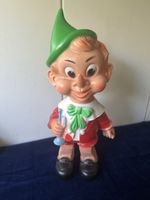Vintage Pinocchio Italy, seltene Sammlerfigur, mit Trompete