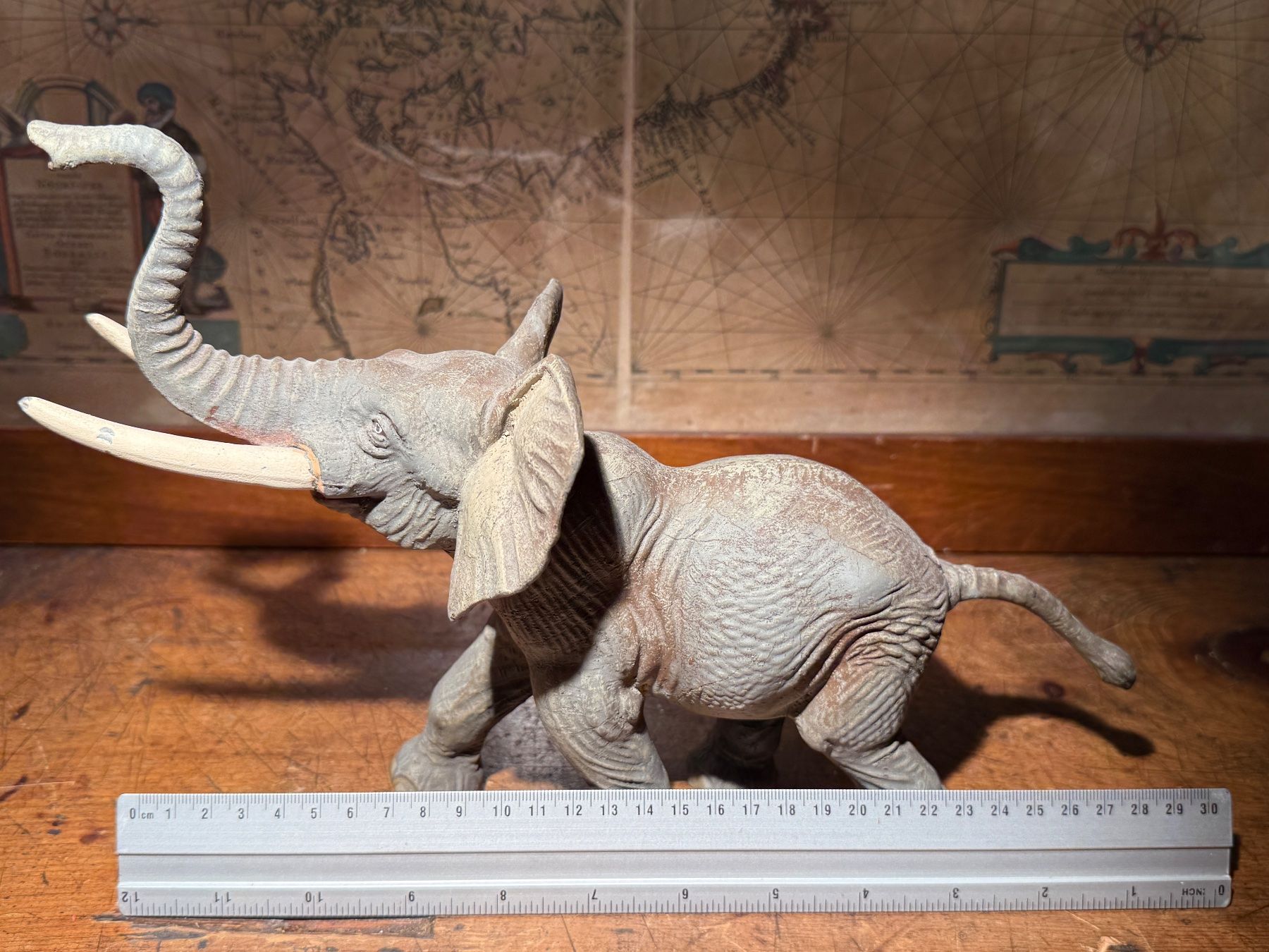 Statuette: Antike Elefant Figur aus Elastolin (Germany) – Usato da schaffhausen venduto da VintAntik_1980 5