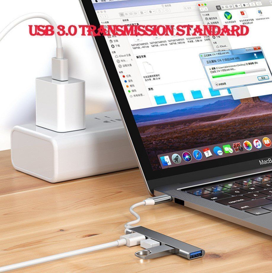 Hub & Switch: 4Port USB 3.0 Hub USB Hub High Speed Typ-C Splitter 5Gbps – Nuovo e nell'imballaggio originale da Rorschacherberg venduto da elektrofreak 5