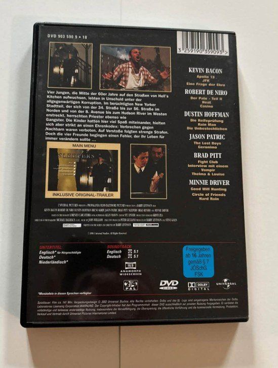 Tutti i DVDs: Sleepers (1996)DVD – Usato da lupfig venduto da maniacs666 2