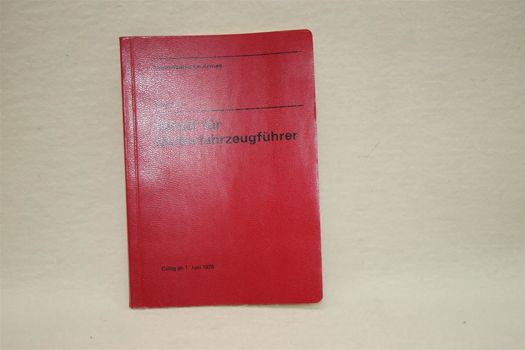 Libri: Behelf Motorfahrzeugführer – Usato da Thun venduto da Amye