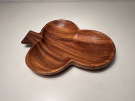 Schale Apero Teak Vintage Mid Century Deko Rockabilly 60er