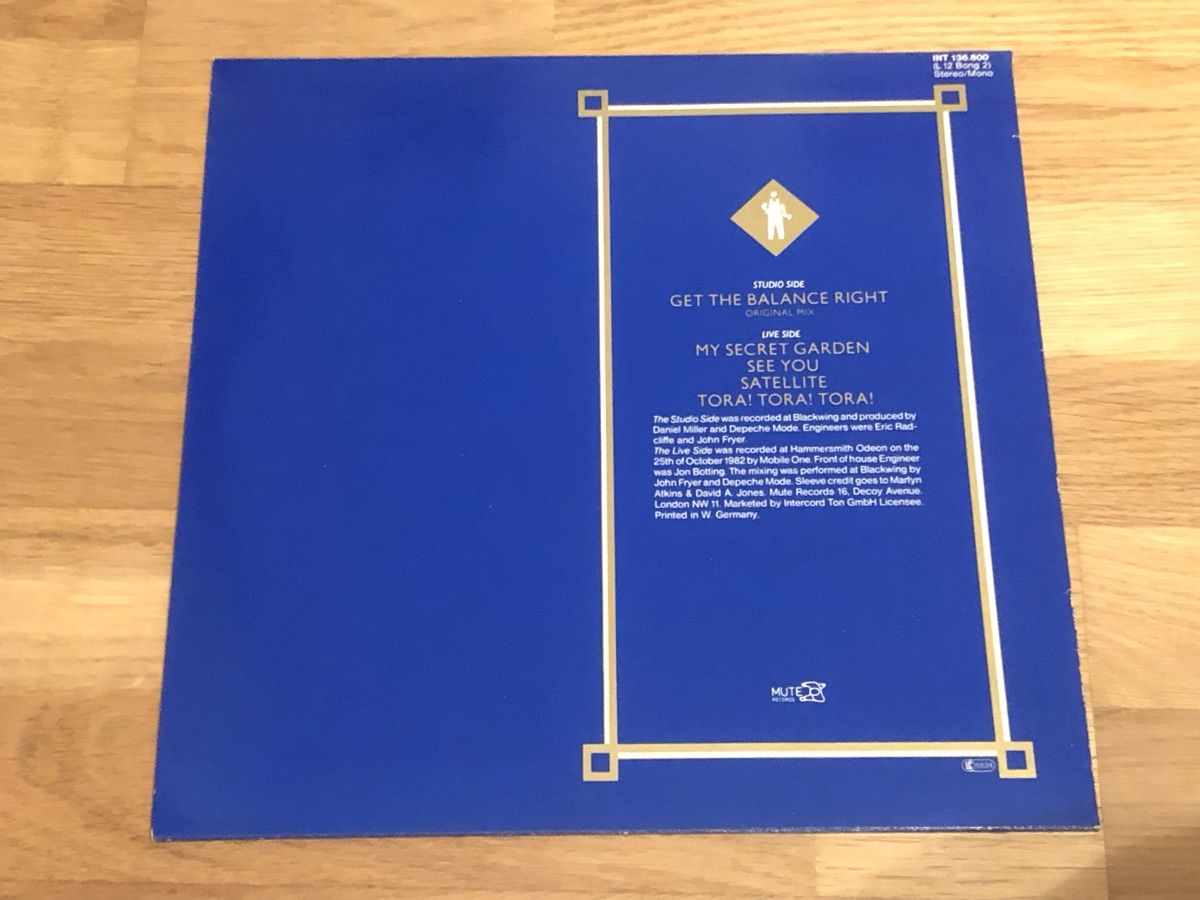 Dischi in vinile: Depeche Mode. Get The Balance Right – Usato da Faulensee venduto da Mizuno06 1