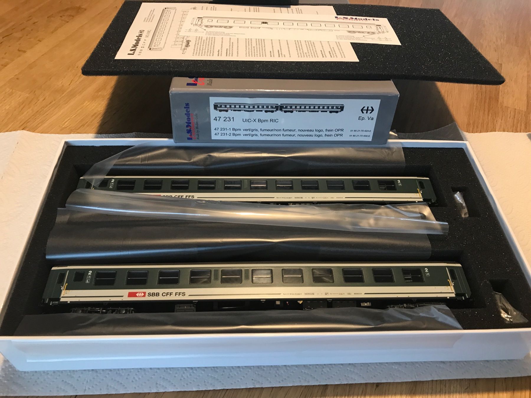 LS Models Modelleisenbahnen: LS Models 47 231 SBB Personenwagen – Neu und originalverpackt aus Basel von