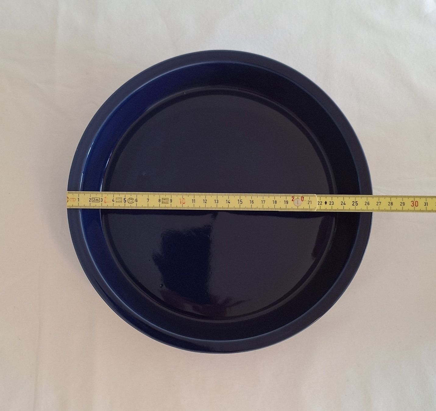 Sottobicchieri: 2 Keramik Blumenuntersetzer 26 cm dunkelblau – Nuovo (secondo la descrizione) da Bergdietikon venduto da Zozo 3