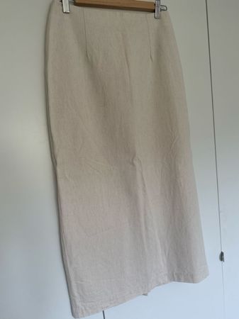 Rock by Aylin Koenig beige Leinen Grösse M, kostenlose Versa