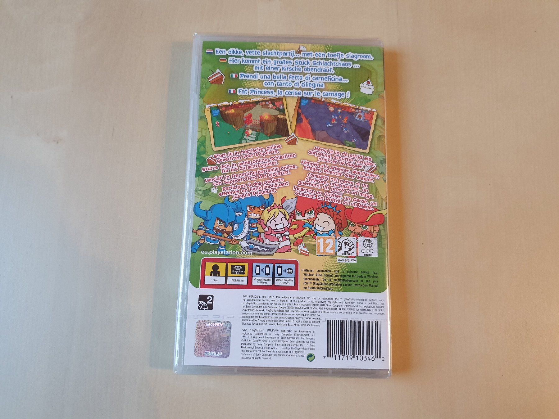 Sony Giochi: Fat Princess neu und ovp – Nuovo e nell'imballaggio originale da Stansstad venduto da collectorsshop 1