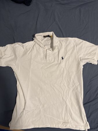 Polo Ralph Lauren Polohemd Weiss Grösse XL Custom Slim Fit