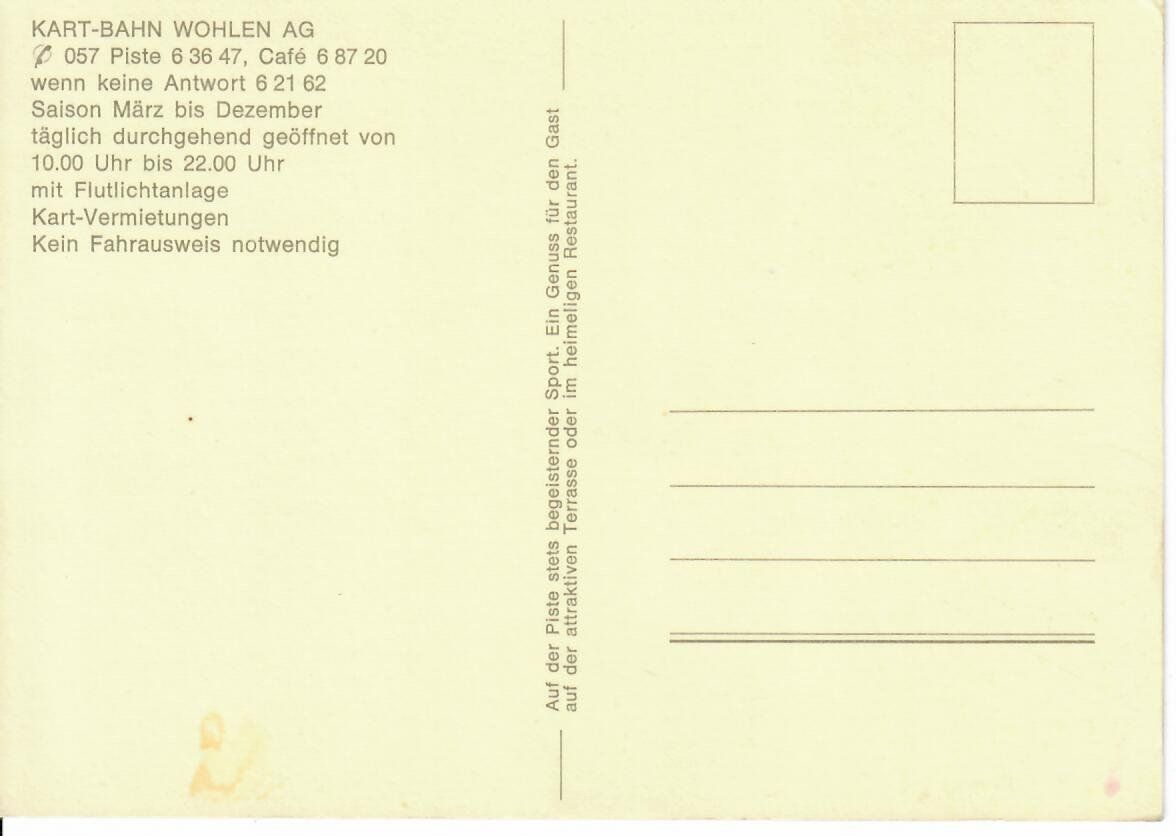Cartes postales: Kart - Bahn - Wohlen – D'occasion à Hochdorf par Ziegel-16 1