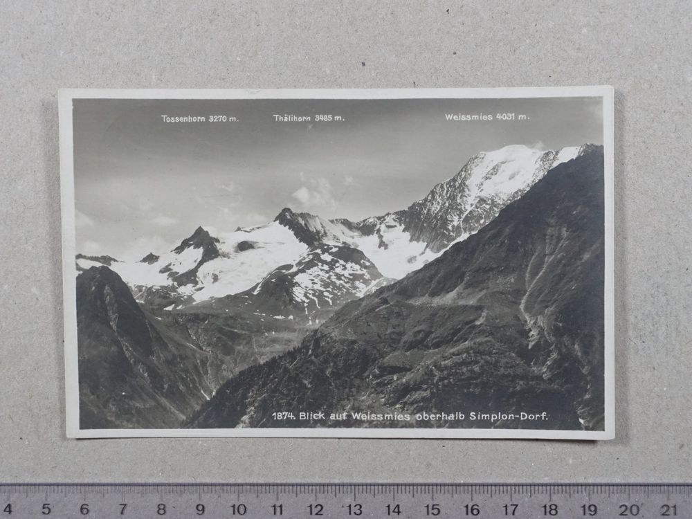 Simplon Dorf, Weissmies, 1928 | Kaufen auf Ricardo