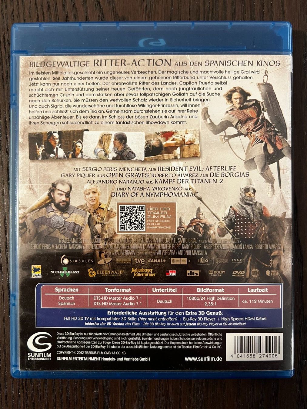 Tutti i DVDs: Ritter des heiligen Grals 3D – Usato da Zürich venduto da Blu-ray_ZH 1
